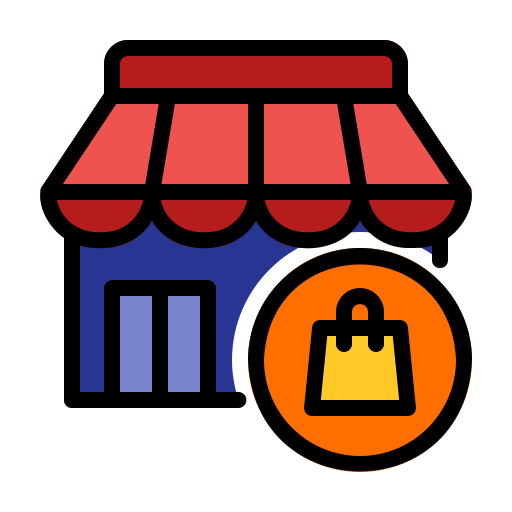 شعار متجر المنتجات الرقمية